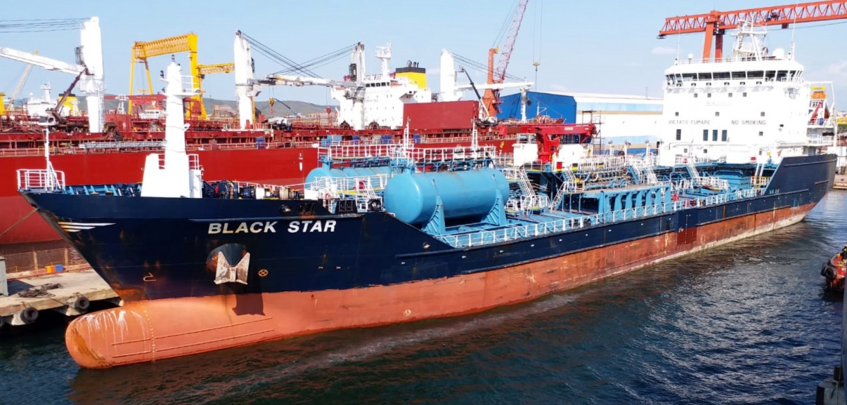 STST M/T BLACK STAR Joined YMN Tanker Marine Management’s Fleet
